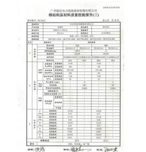 產(chǎn)品檢驗(yàn)報(bào)告