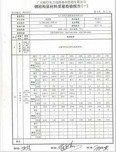 產(chǎn)品檢驗(yàn)報(bào)告